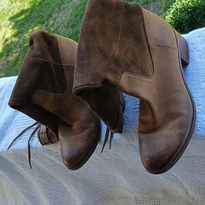 Guess Brown Suede and Leather Boots